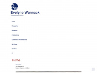 evelyne-wannack.ch Webseite Vorschau
