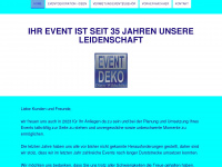 event-deko-wildschuetz.de Webseite Vorschau