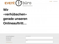 eventbuero.ch Webseite Vorschau