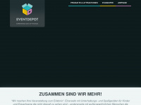eventdepot.at Webseite Vorschau