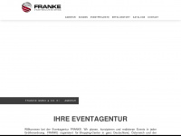 franke-events.de Webseite Vorschau