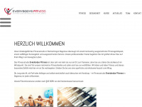everybodys-fitness.de Webseite Vorschau