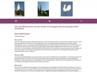 evkirche-amstetten.de Webseite Vorschau