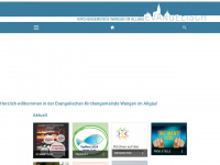 evkirche-wangen.de Webseite Vorschau