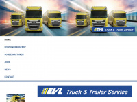 evl-trucktrailer.de Webseite Vorschau