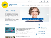 evp-bern.ch Webseite Vorschau