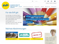 evpoberaargau.ch Webseite Vorschau
