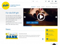 evplu.ch Webseite Vorschau
