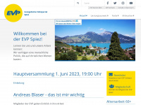 evpspiez.ch Webseite Vorschau