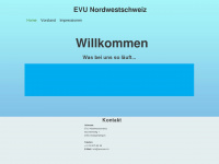 evunws.ch Webseite Vorschau