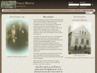 ewartha-genealogy.de Webseite Vorschau