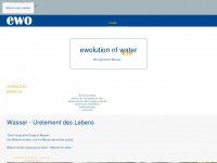 ewo-wasser.at Webseite Vorschau