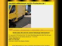 ex-postautos.de Webseite Vorschau