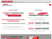 exakt-autopflege.de Webseite Vorschau