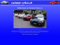 exclusiv-celica.ch Webseite Vorschau