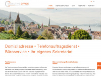 executive-office.ch Webseite Vorschau