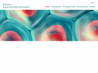experimentelle-biomedizin.ch Webseite Vorschau