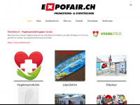 expofair.ch Webseite Vorschau