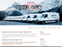 express-transporte.at Webseite Vorschau