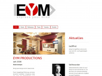 eym-productions.de Webseite Vorschau