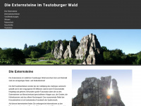 externsteine-teutoburgerwald.de Webseite Vorschau