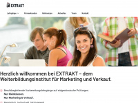 extrakt.ch Webseite Vorschau
