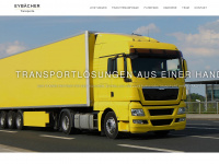 eybaecher-transporte.de Webseite Vorschau