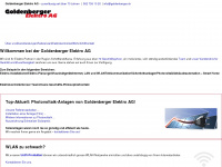 goldenberger.ch Webseite Vorschau