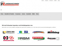 ezlandmaschinen.ch Webseite Vorschau