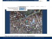 iso-institut.de Webseite Vorschau