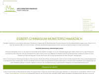 egbert-gymnasium.de Webseite Vorschau