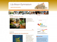 lily-braun-oberschule.de Webseite Vorschau