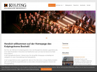 kolpingchor-bocholt.de Webseite Vorschau