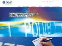dpolg-bundespolizei.de Webseite Vorschau