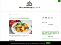 einfache-rezepte-kochen.de Webseite Vorschau