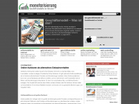 monetarisierung.net Webseite Vorschau