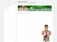 anatomie-mensch.com Webseite Vorschau