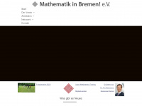 mathematik-in-bremen.de Webseite Vorschau