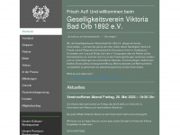 viktoria-bad-orb.de Webseite Vorschau