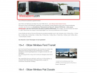 minibusrent.com Webseite Vorschau