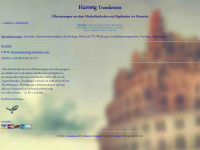 hartwig-translations.de Webseite Vorschau