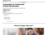 fachanwaeltin-familienrecht-berlin.de Webseite Vorschau
