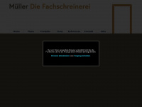 fachschreinerei.ch Webseite Vorschau