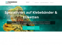 faehndrich-druck.ch Webseite Vorschau