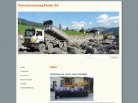 faessler-bau.ch Webseite Vorschau