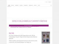 fags.ch Webseite Vorschau