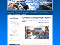 fahrrad-center.at Webseite Vorschau