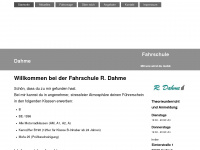 fahrschule-dahme.de Webseite Vorschau