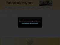 fahrschule-heynen.de Webseite Vorschau
