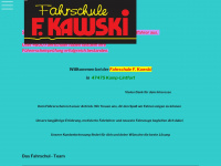 fahrschule-kawski.de Webseite Vorschau
